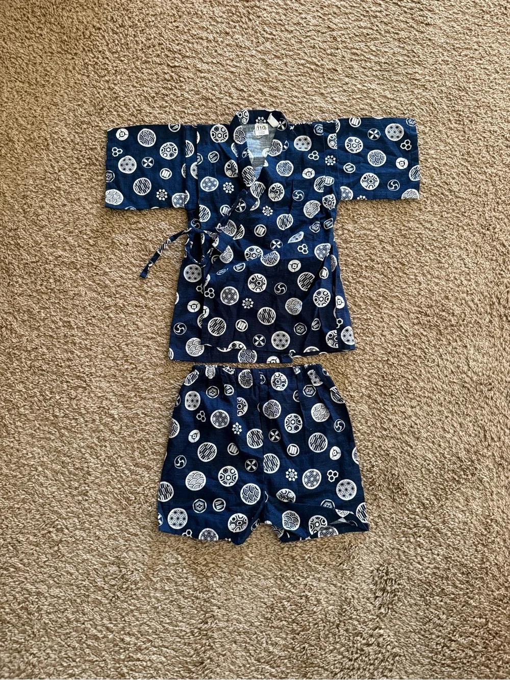 Kids Boys Yukata Japanese Pajama Set